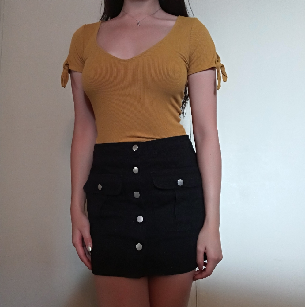 DONATED! F21 Yellow Crop Top